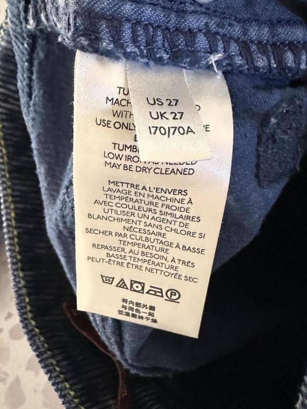 Pilcro The Vintage Straight Size 27 Corduroy - Picture 10 of 11